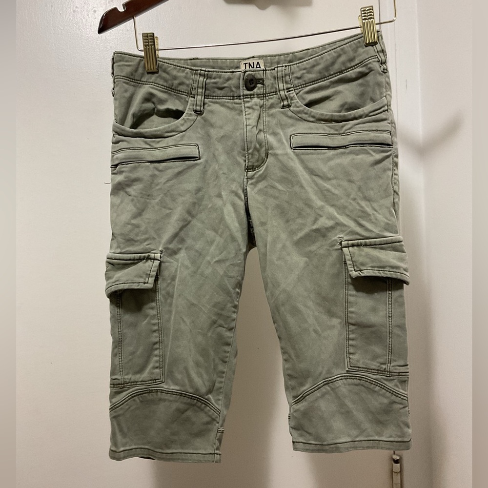 ✨3 for $30✨ TNA Sage Green Utility Shorts